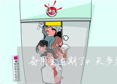 备用金逾期了4天多久恢复
