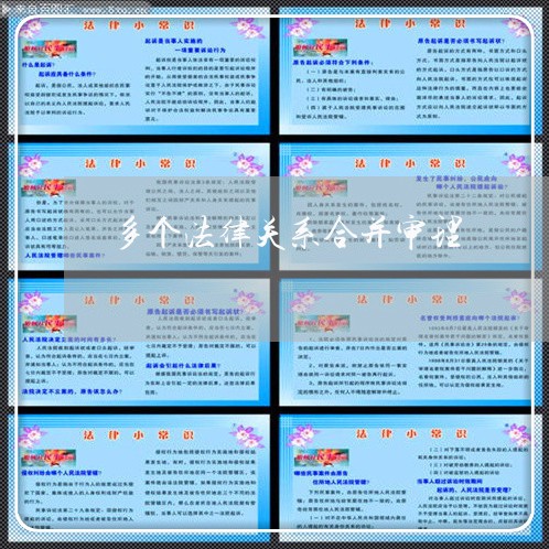 多个法律关系合并审理 多个法律关系合并审理