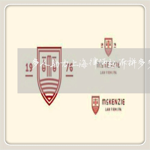 多人助力上海律师起诉拼多多/2023032115250