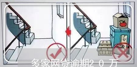 多家网贷逾期20万