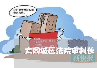 大同城区法院审判长 大同城区法院审判长