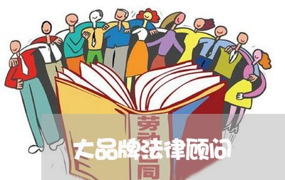 大品牌法律顾问 大品牌法律顾问