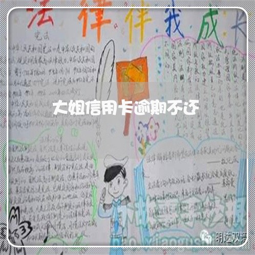 大姐信用卡逾期不还/2023012177379