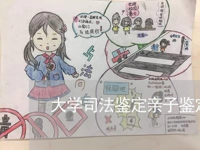 大学司法鉴定亲子鉴定多少钱