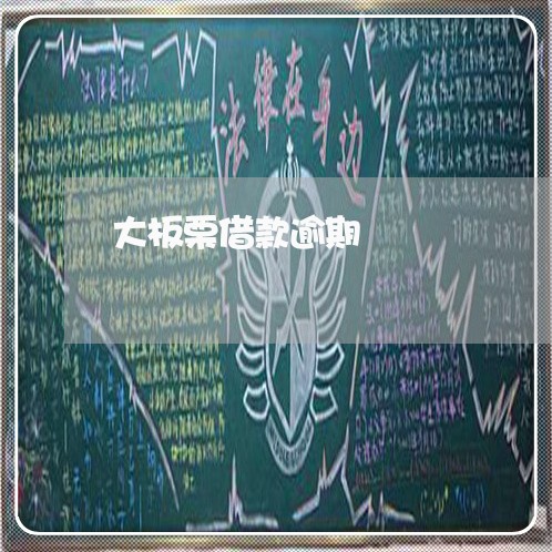 大板栗借款逾期 大板栗借款逾期