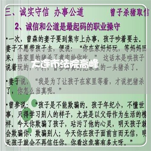 大连市法院高峰
