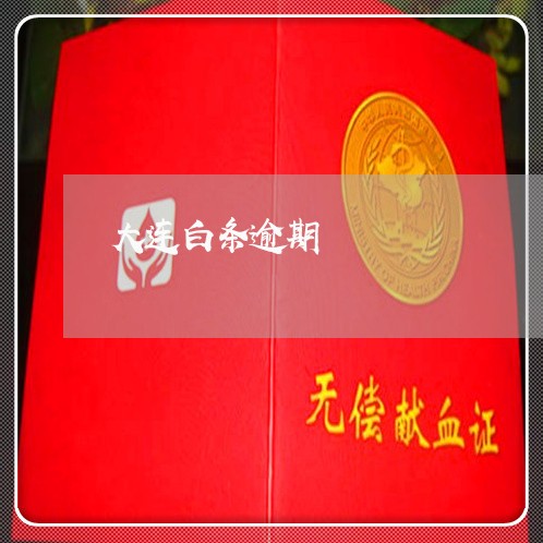 大连白条逾期 大连白条逾期