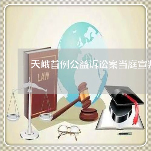 天峨首例公益诉讼案当庭宣判
