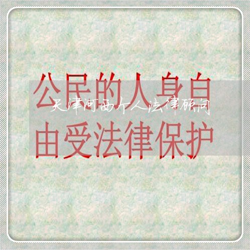 天津河西个人法律顾问/2023061759392