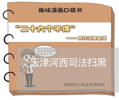天津河西司法扫黑