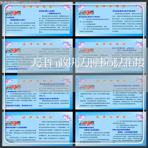 天津行政执法刑事司法衔接 天津行政执法刑事司法衔接
