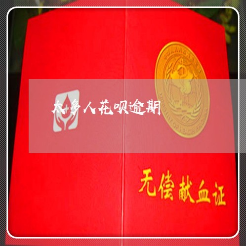 太多人花呗逾期