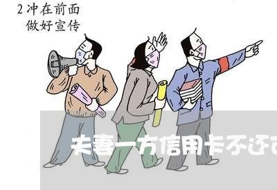 夫妻一方信用卡不还可以起诉吗