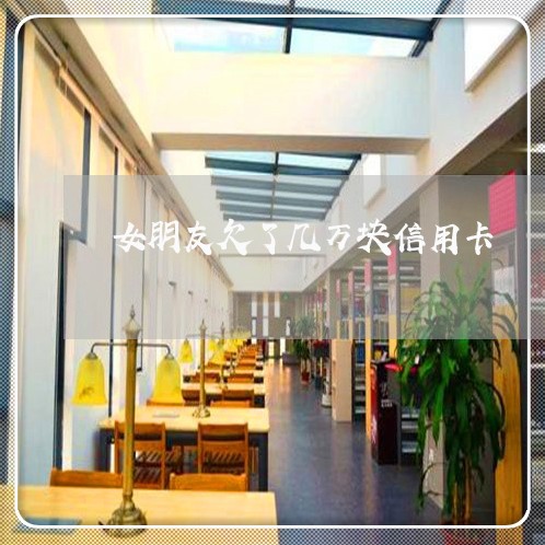 女朋友欠了几万块信用卡 女朋友欠了几万块信用卡