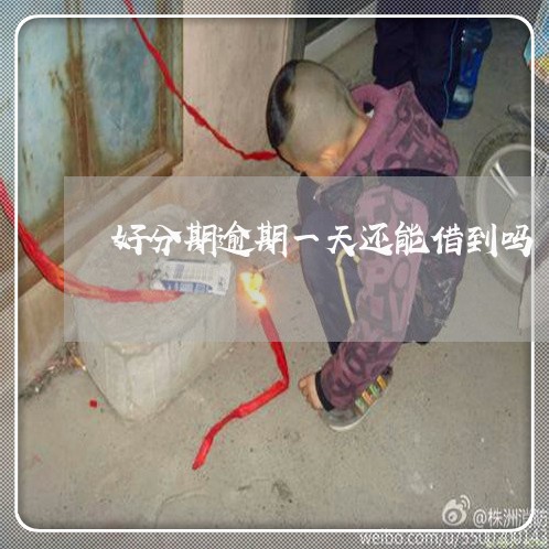 好分期逾期一天还能借到吗
