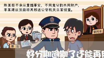 好分期逾期了还能再用吗/2023022630036