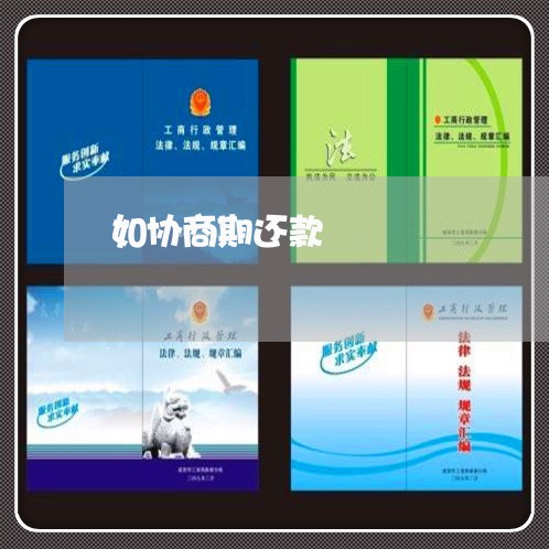 如协商期还款/2023012211682