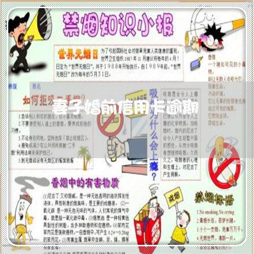 妻子婚前信用卡逾期 妻子婚前信用卡逾期