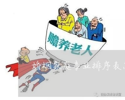 婚姻家庭事业排序表怎么填/2023060920493