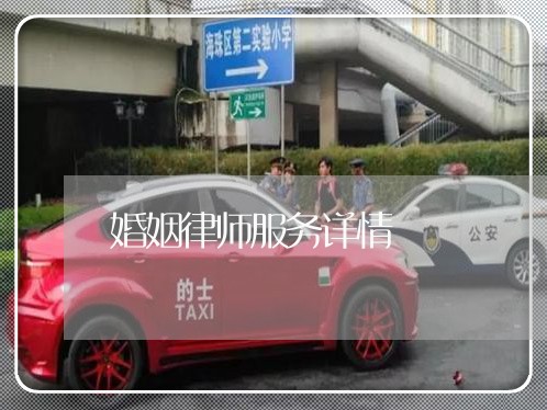 婚姻律师服务详情