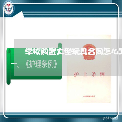 学校购置大型玩具合同怎么写/2023011662474 学校购置大型玩具合同怎么写/2023011662474