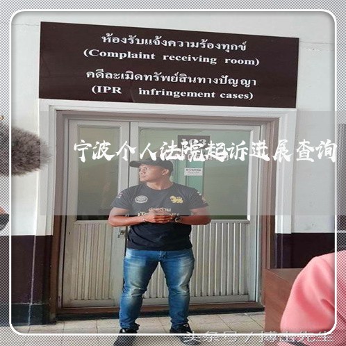 宁波个人法院起诉进展查询 宁波个人法院起诉进展查询
