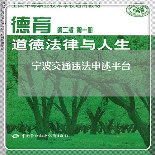 宁波交通违法申述平台
