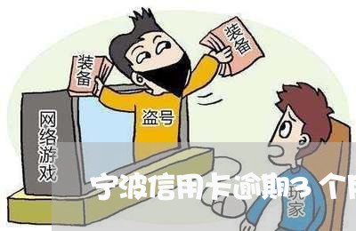 宁波信用卡逾期3个月后果/2023062190692