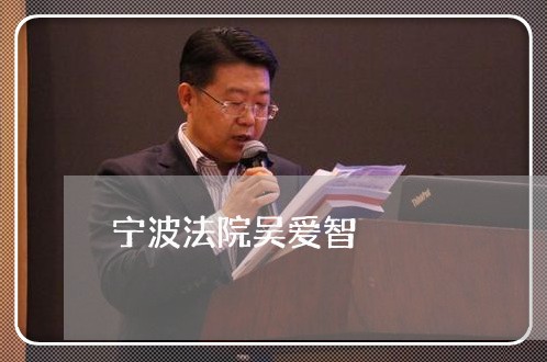 宁波法院吴爱智 宁波法院吴爱智