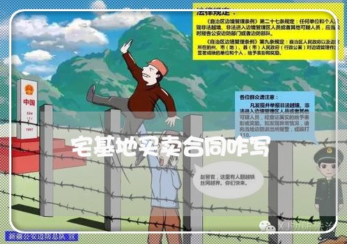 宅基地买卖合同咋写/2023041584934
