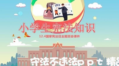 守法不违法ppt精品课件 守法不违法ppt精品课件