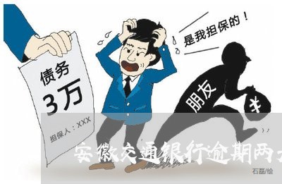 安徽交通银行逾期两天会怎么样/2023062924161