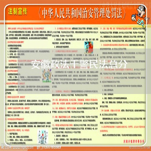 安徽政法干警民法总分 安徽政法干警民法总分