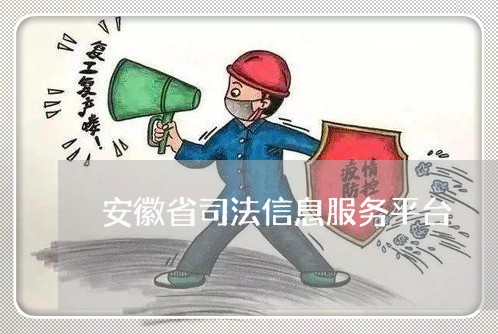 安徽省司法信息服务平台