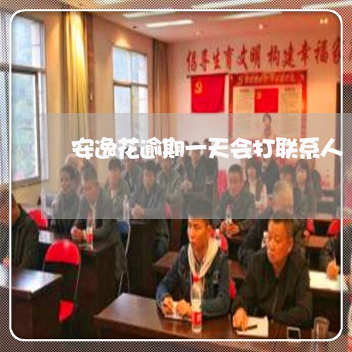 安逸花逾期一天会打联系人/2023061021038