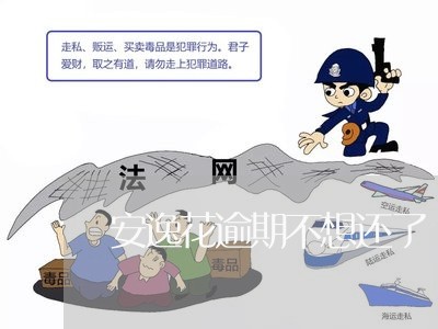 安逸花逾期不想还了 安逸花逾期不想还了
