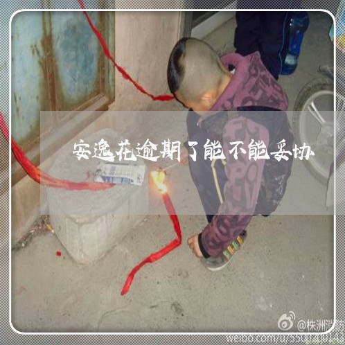 安逸花逾期了能不能妥协
