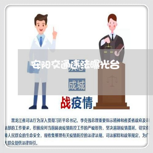安阳交通违法曝光台
