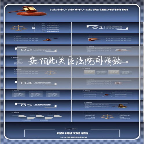 安阳北关区法院司清致