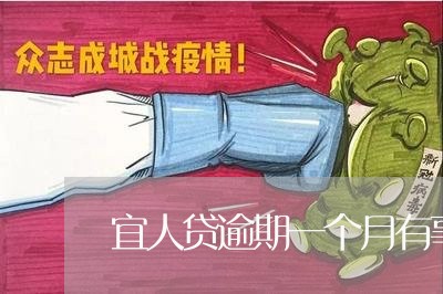 宜人贷逾期一个月有事吗/2023061862603