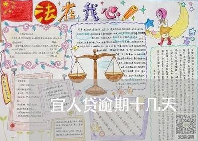 宜人贷逾期十几天/2023071560484