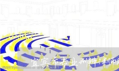 宜宾市专业刑辩律师所有几家/2023061159492