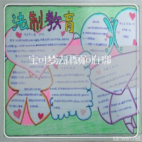 宝可梦法律顾问在哪/2023061760639