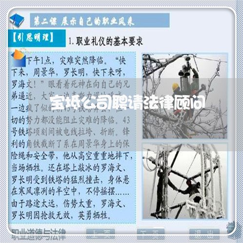 宝坻公司聘请法律顾问/2023061726270