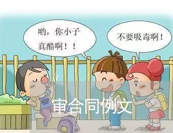 审合同例文