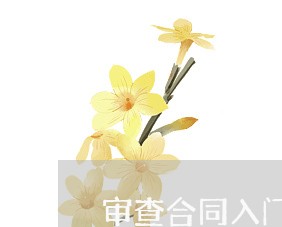 审查合同入门书籍推荐怎么写/2023041108597 审查合同入门书籍推荐怎么写/2023041108597