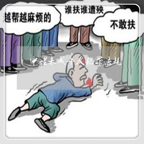 审理未成年人犯罪法规 审理未成年人犯罪法规