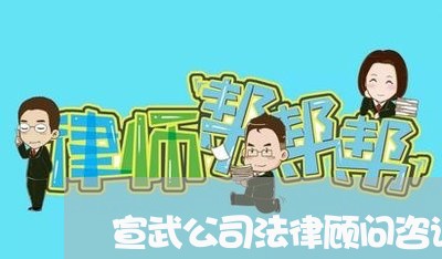 宣武公司法律顾问咨询费用 宣武公司法律顾问咨询费用