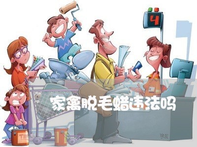 家禽脱毛蜡违法吗 家禽脱毛蜡违法吗