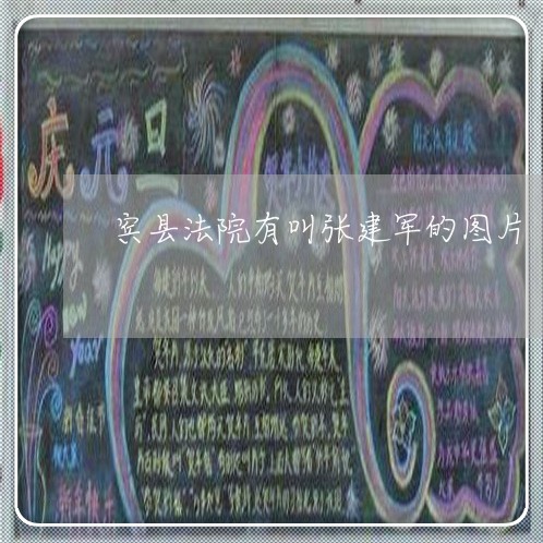 宾县法院有叫张建军的图片